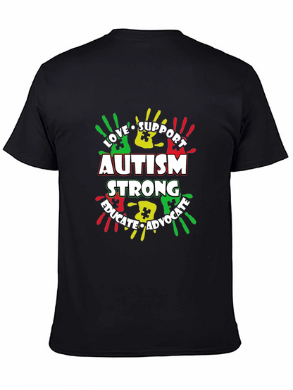Autism Awareness T-Shirt - Love Support Educate Advocate