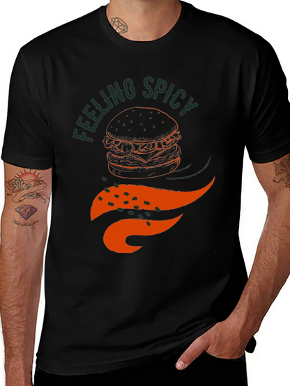 Feeling Spicy Burger Graphic Tee