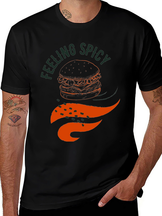 Feeling Spicy Burger Graphic Tee