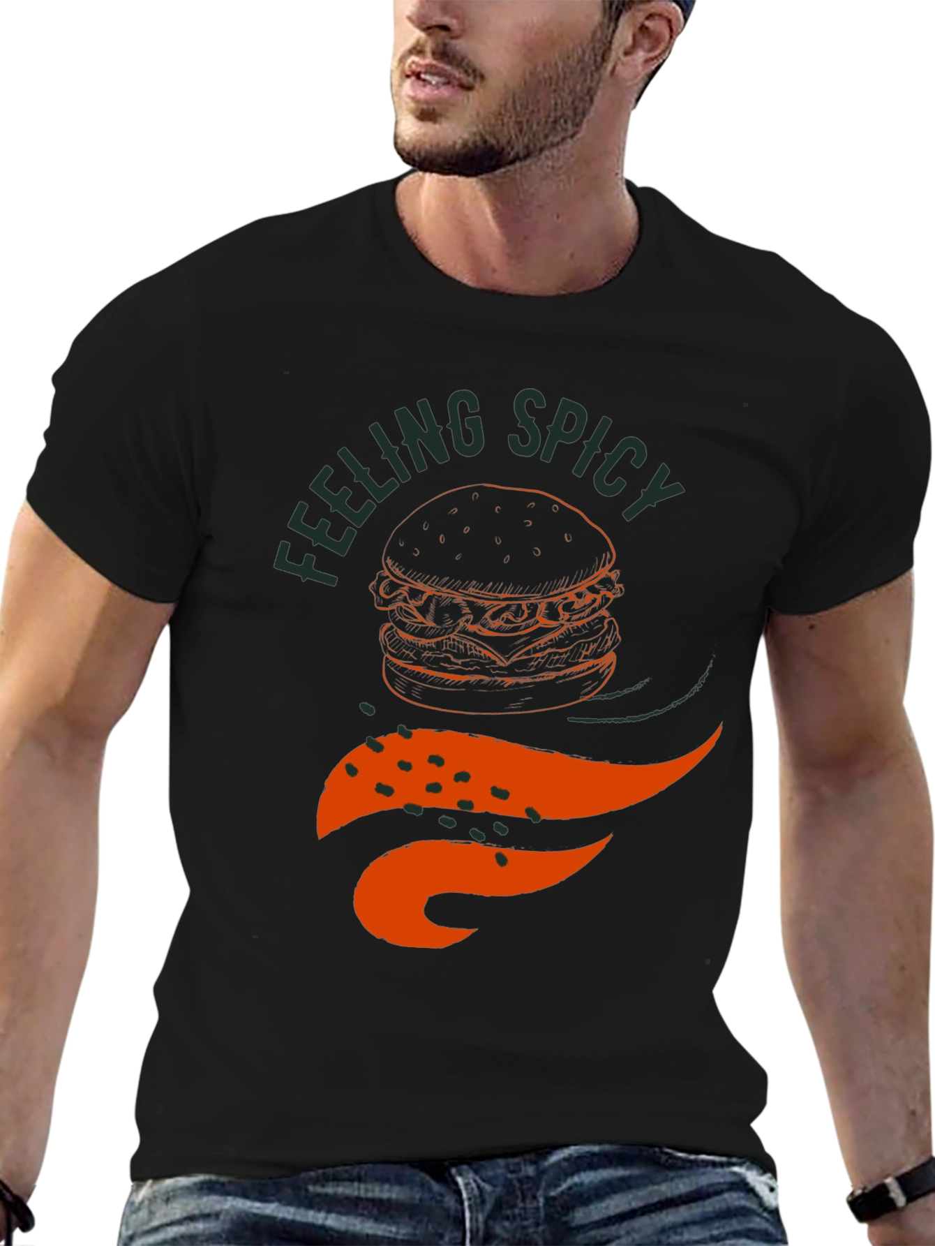 Feeling Spicy Burger Graphic Tee