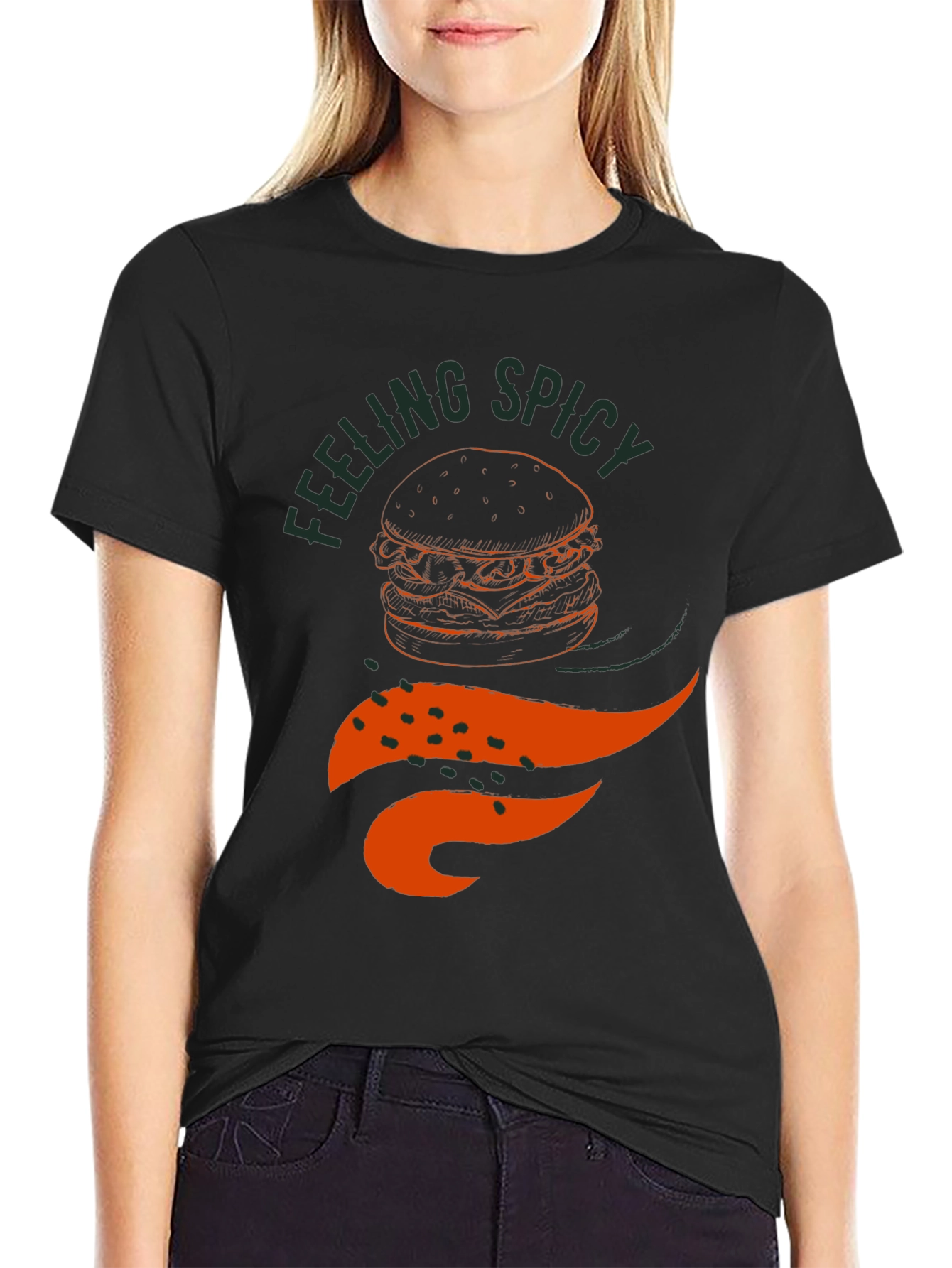 Feeling Spicy Burger Graphic Tee