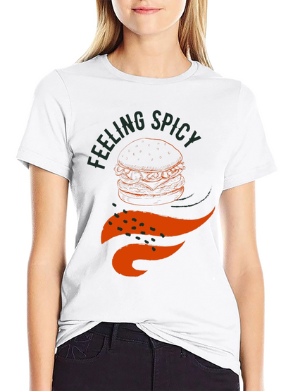 Feeling Spicy Burger Graphic Tee