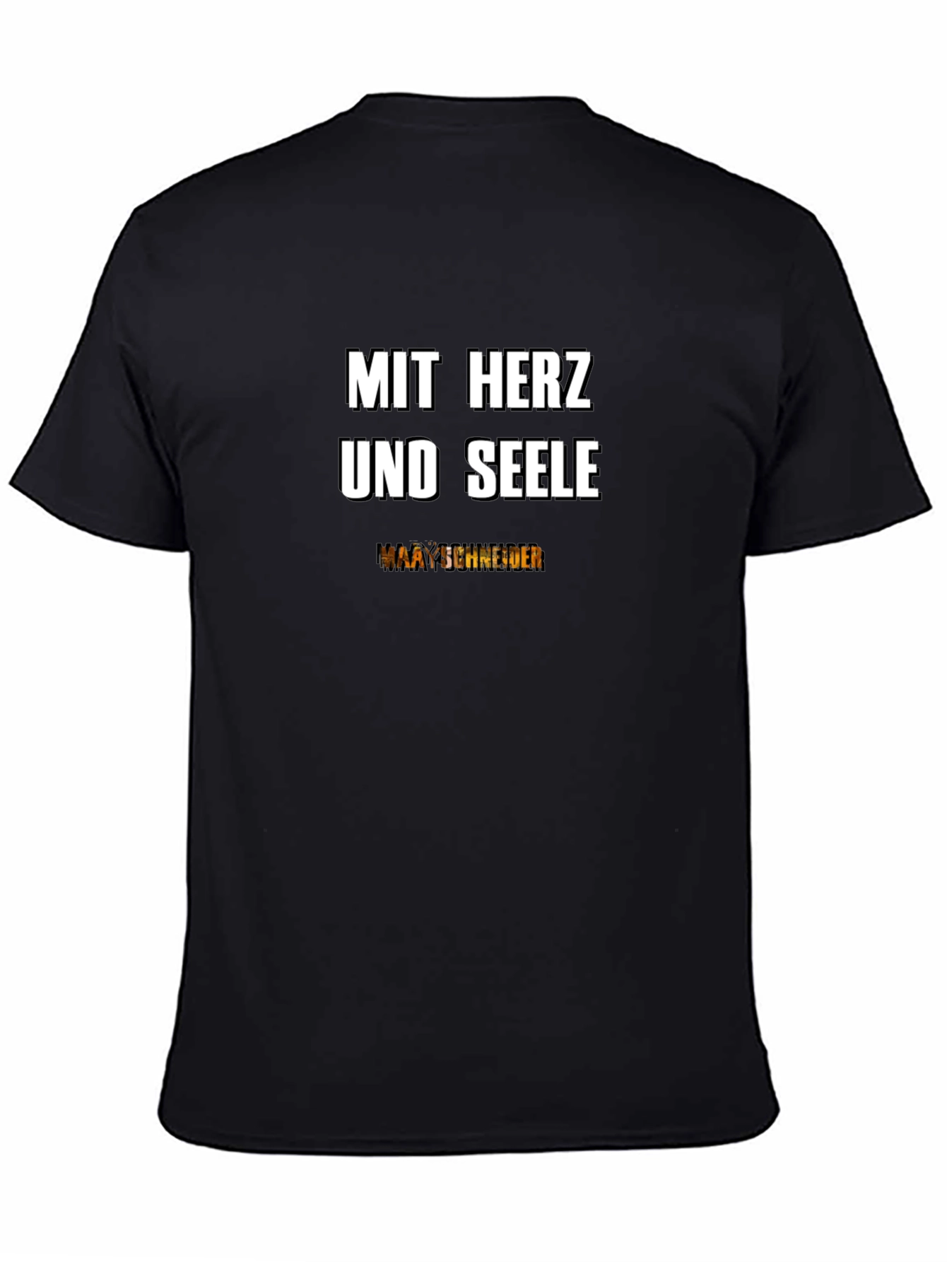 Mit Herz Und Seele Black T-Shirt