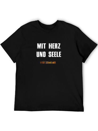Mit Herz Und Seele Black T-Shirt