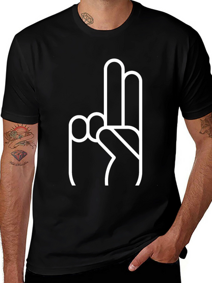 Peace Sign T-Shirt - Casual Cotton Tee