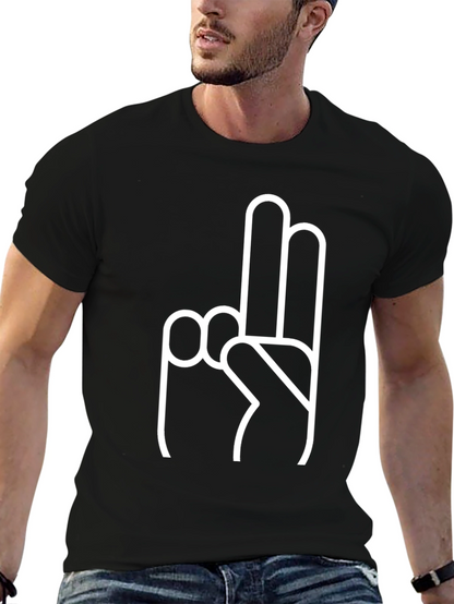 Peace Sign T-Shirt - Casual Cotton Tee