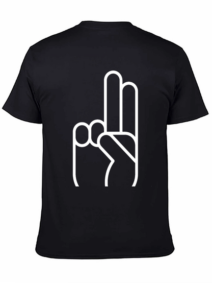 Peace Sign T-Shirt - Casual Cotton Tee