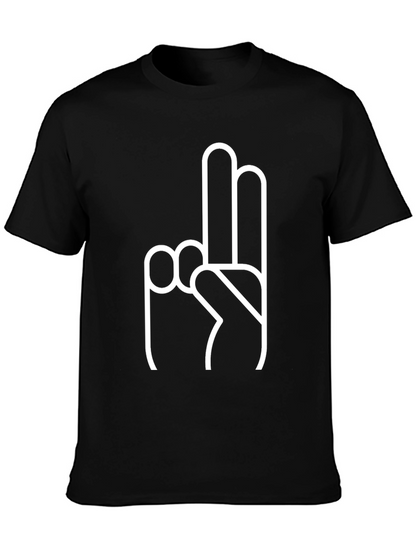 Peace Sign T-Shirt - Casual Cotton Tee