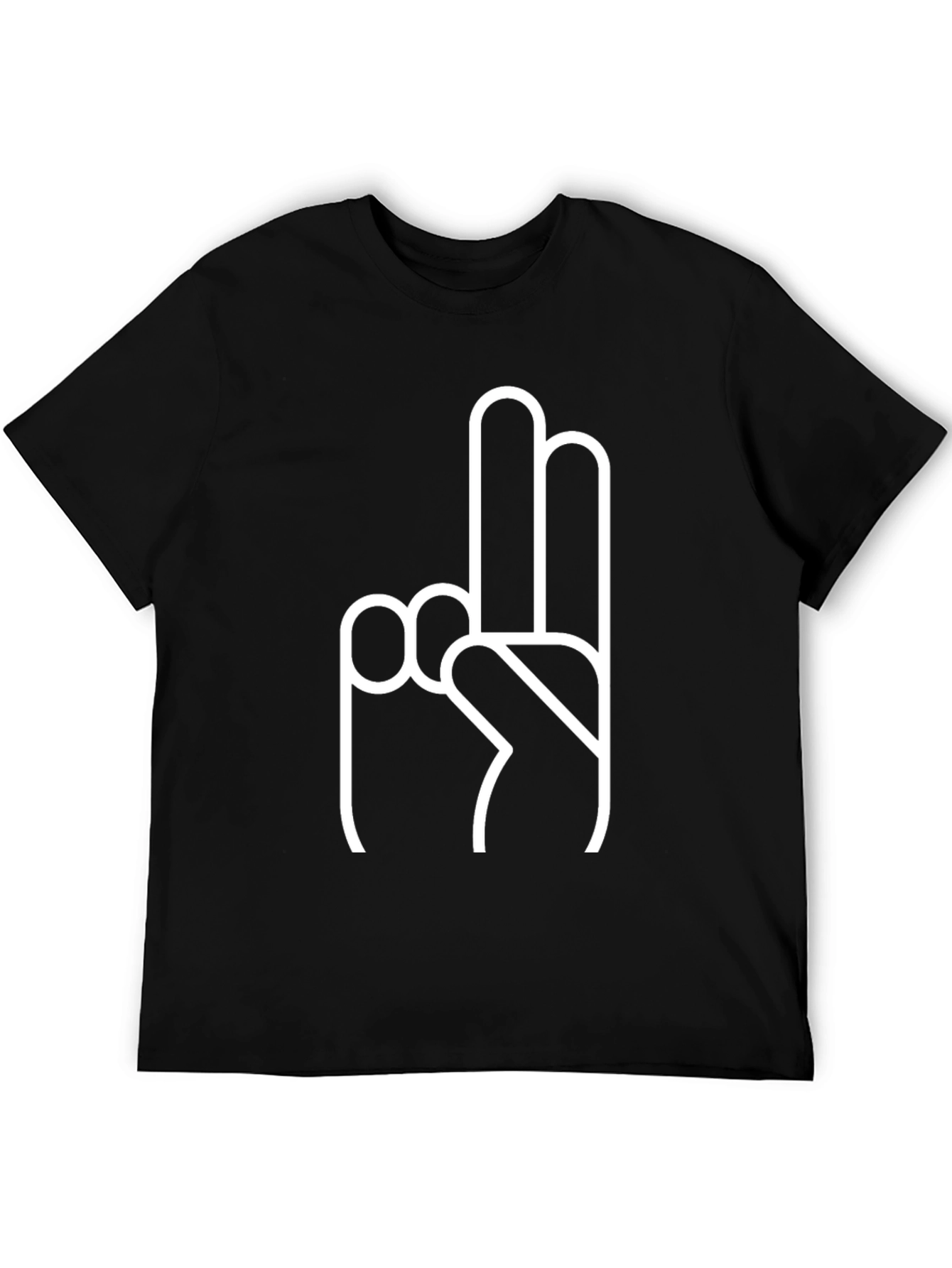 Peace Sign T-Shirt - Casual Cotton Tee