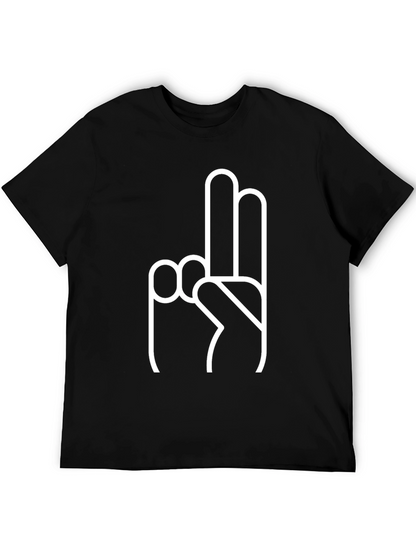 Peace Sign T-Shirt - Casual Cotton Tee