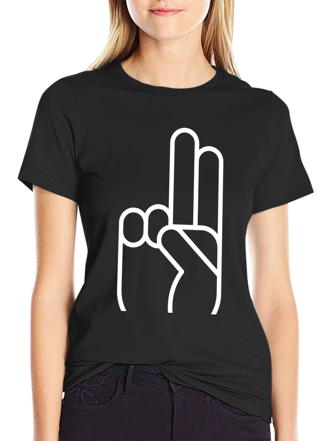 Peace Sign T-Shirt - Casual Cotton Tee