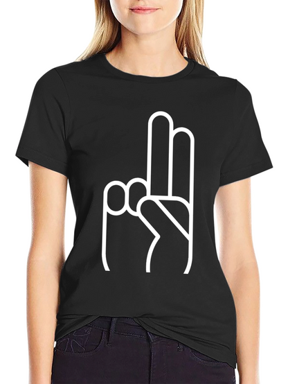 Peace Sign T-Shirt - Casual Cotton Tee