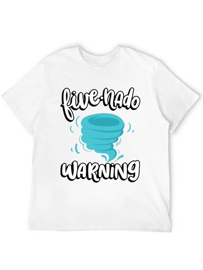 Five-Nado Warning T-Shirt Funny Weather Tee