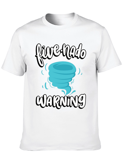 Five-Nado Warning T-Shirt Funny Weather Tee