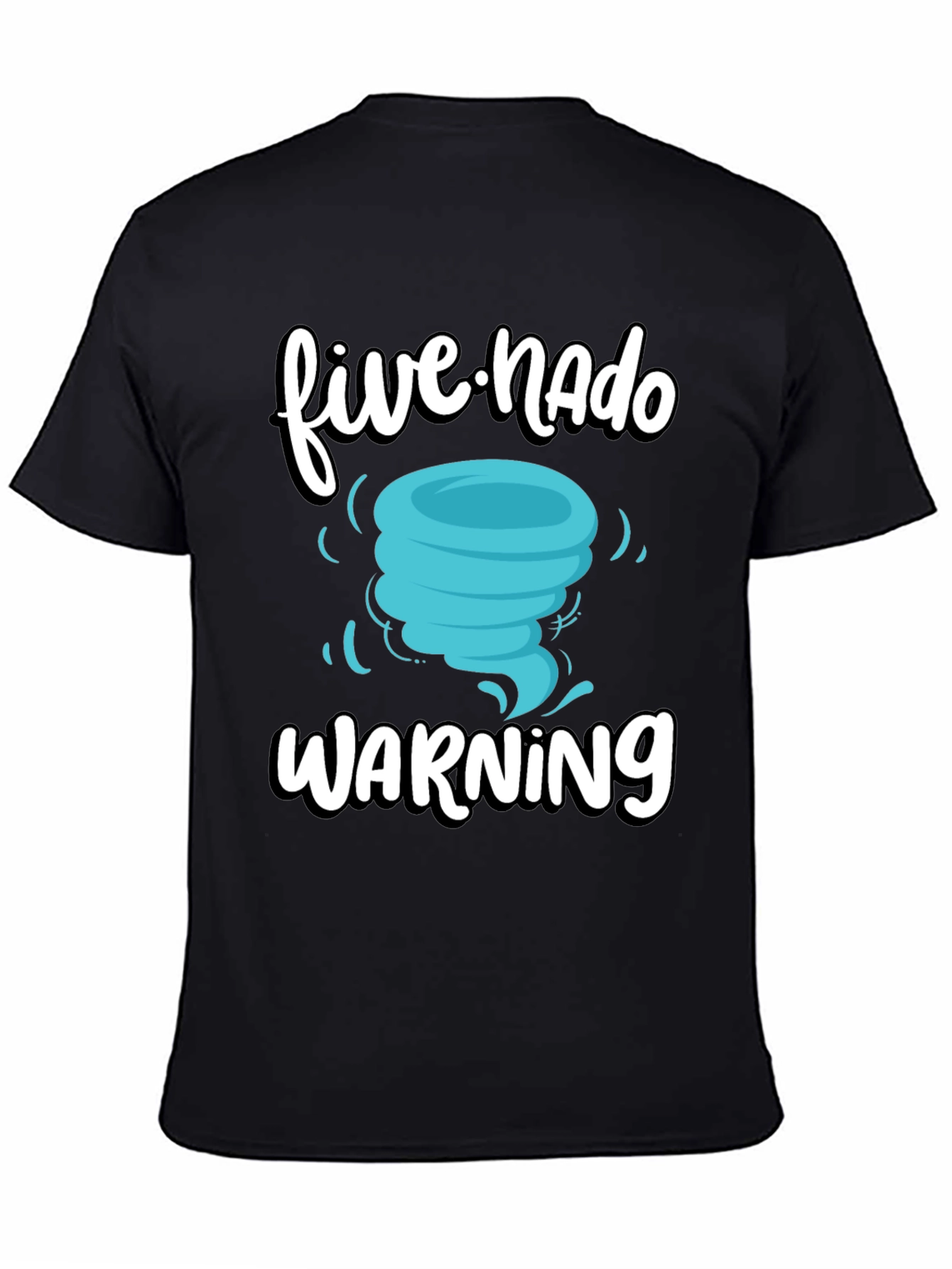 Five-Nado Warning T-Shirt Funny Weather Tee