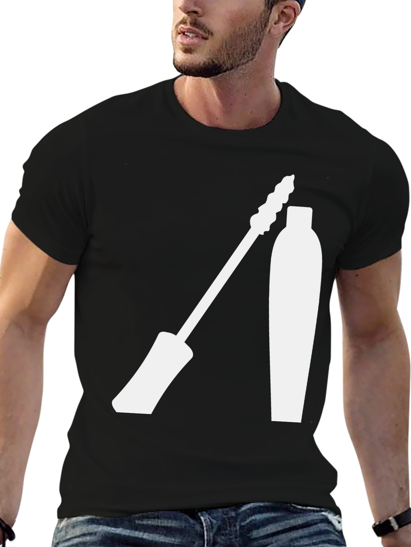 Makeup Lovers T-Shirt - Mascara Graphic Tee