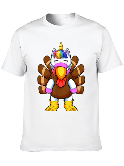 Unicorn Turkey Thanksgiving T-Shirt
