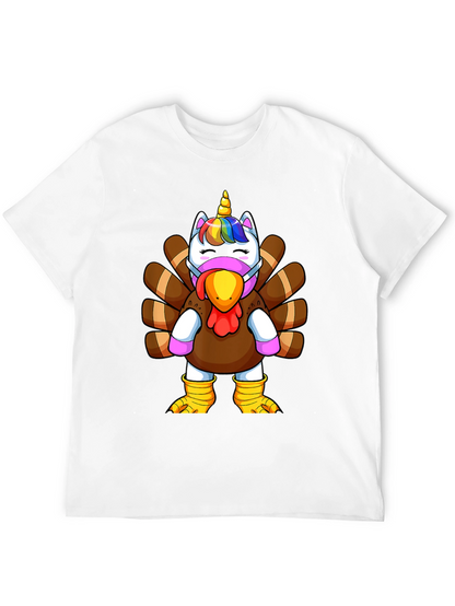 Unicorn Turkey Thanksgiving T-Shirt