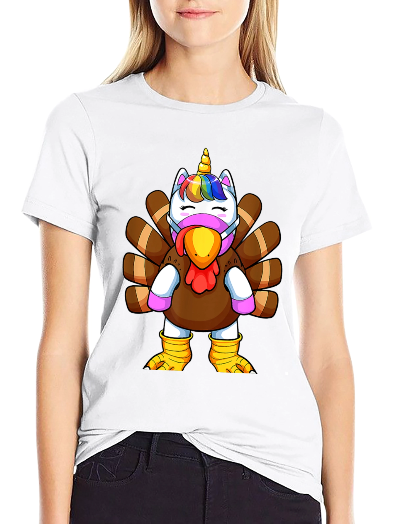 Unicorn Turkey Thanksgiving T-Shirt