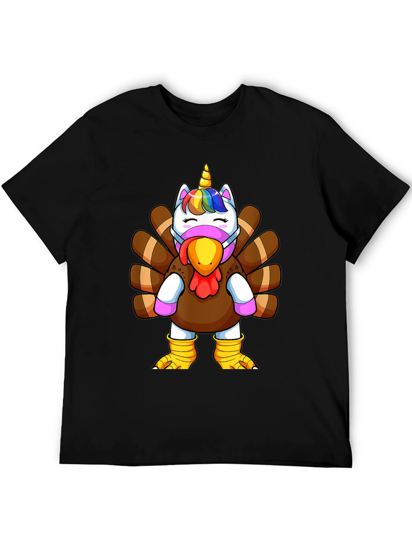 Unicorn Turkey Thanksgiving T-Shirt