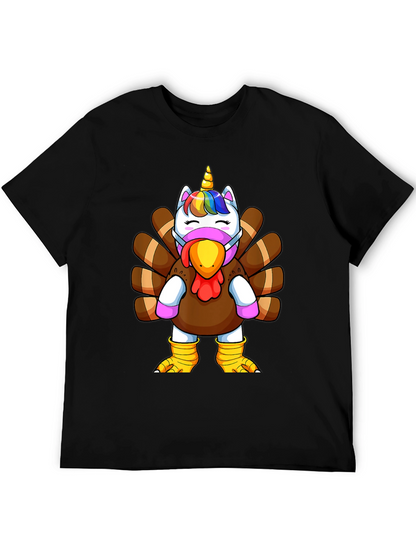Unicorn Turkey Thanksgiving T-Shirt