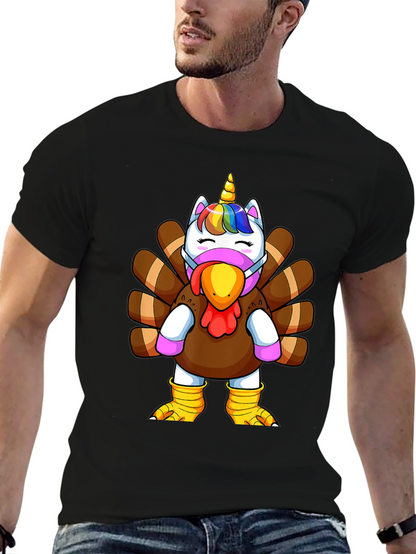 Unicorn Turkey Thanksgiving T-Shirt