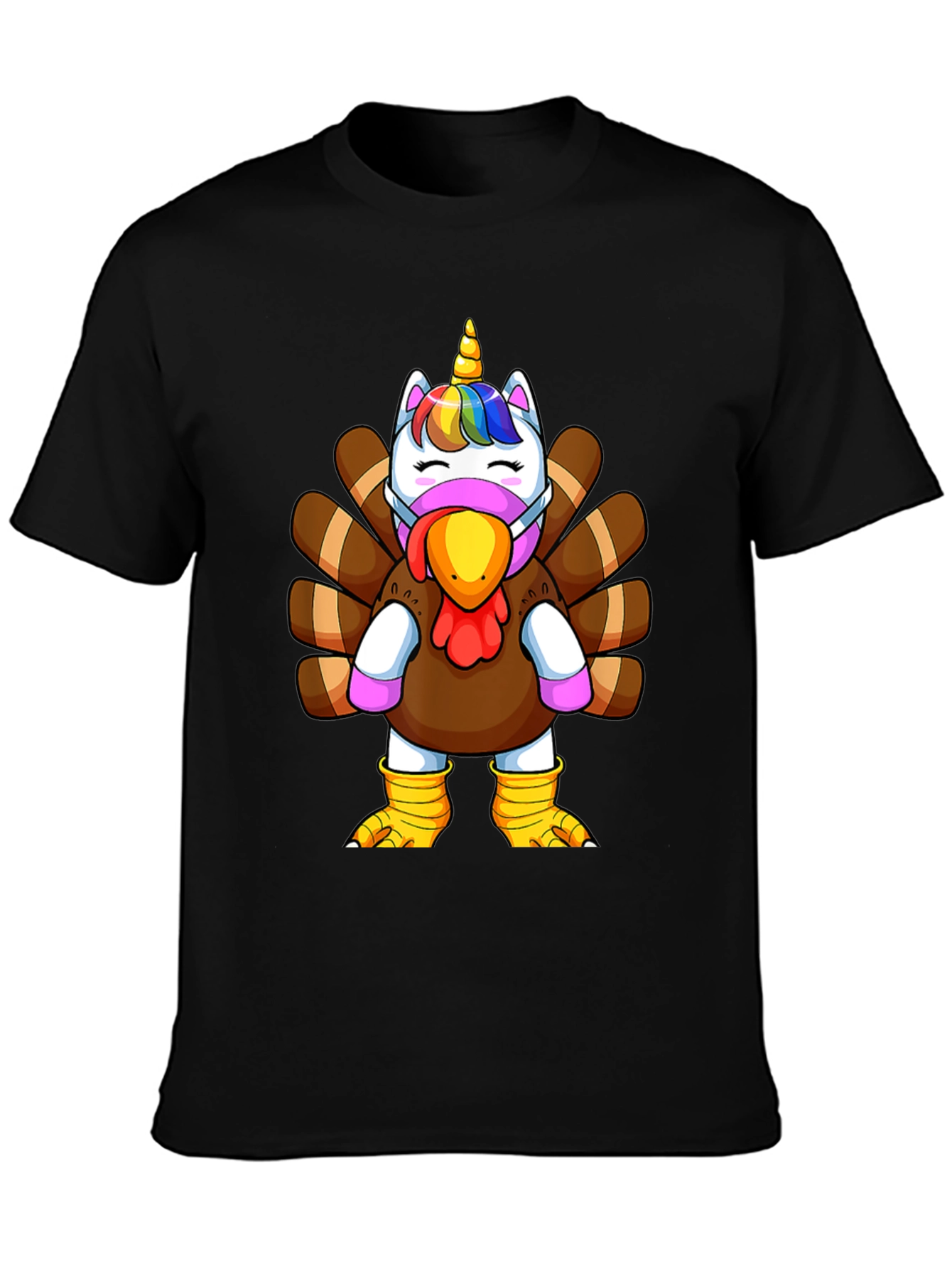 Unicorn Turkey Thanksgiving T-Shirt