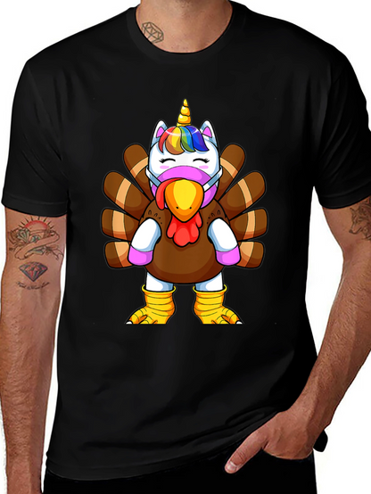 Unicorn Turkey Thanksgiving T-Shirt