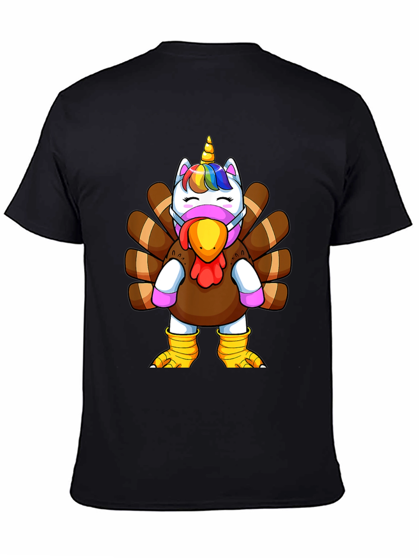 Unicorn Turkey Thanksgiving T-Shirt