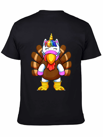 Unicorn Turkey Thanksgiving T-Shirt