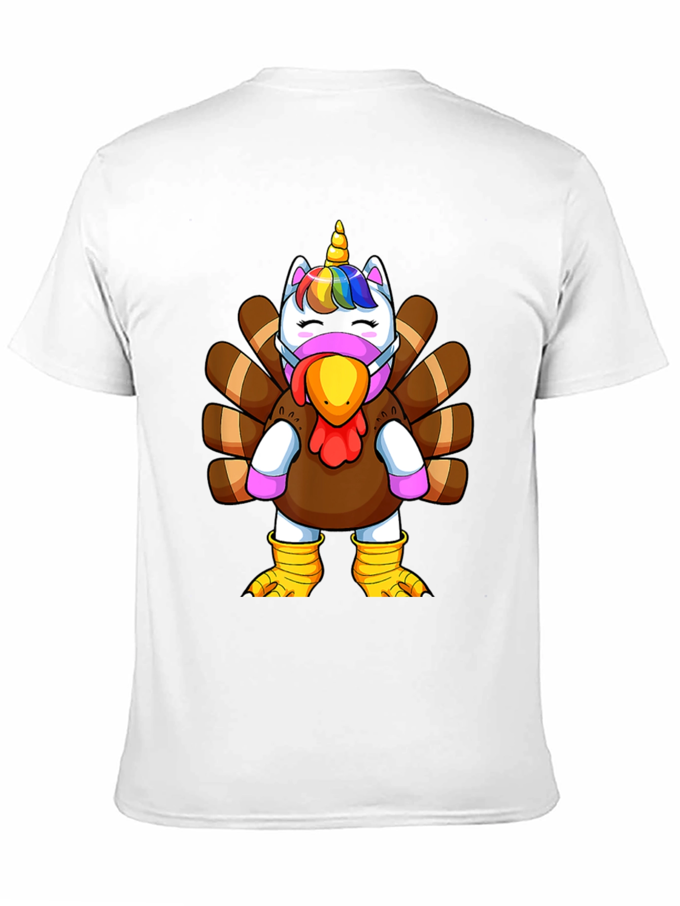 Unicorn Turkey Thanksgiving T-Shirt