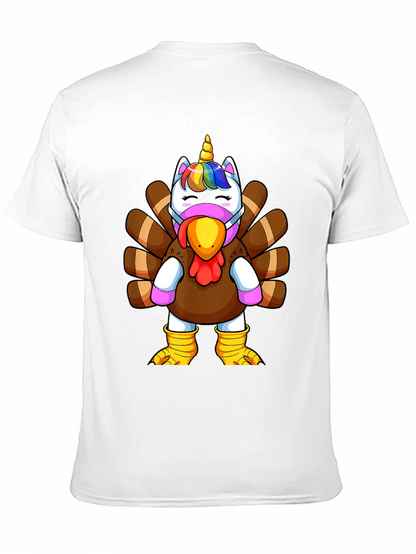 Unicorn Turkey Thanksgiving T-Shirt