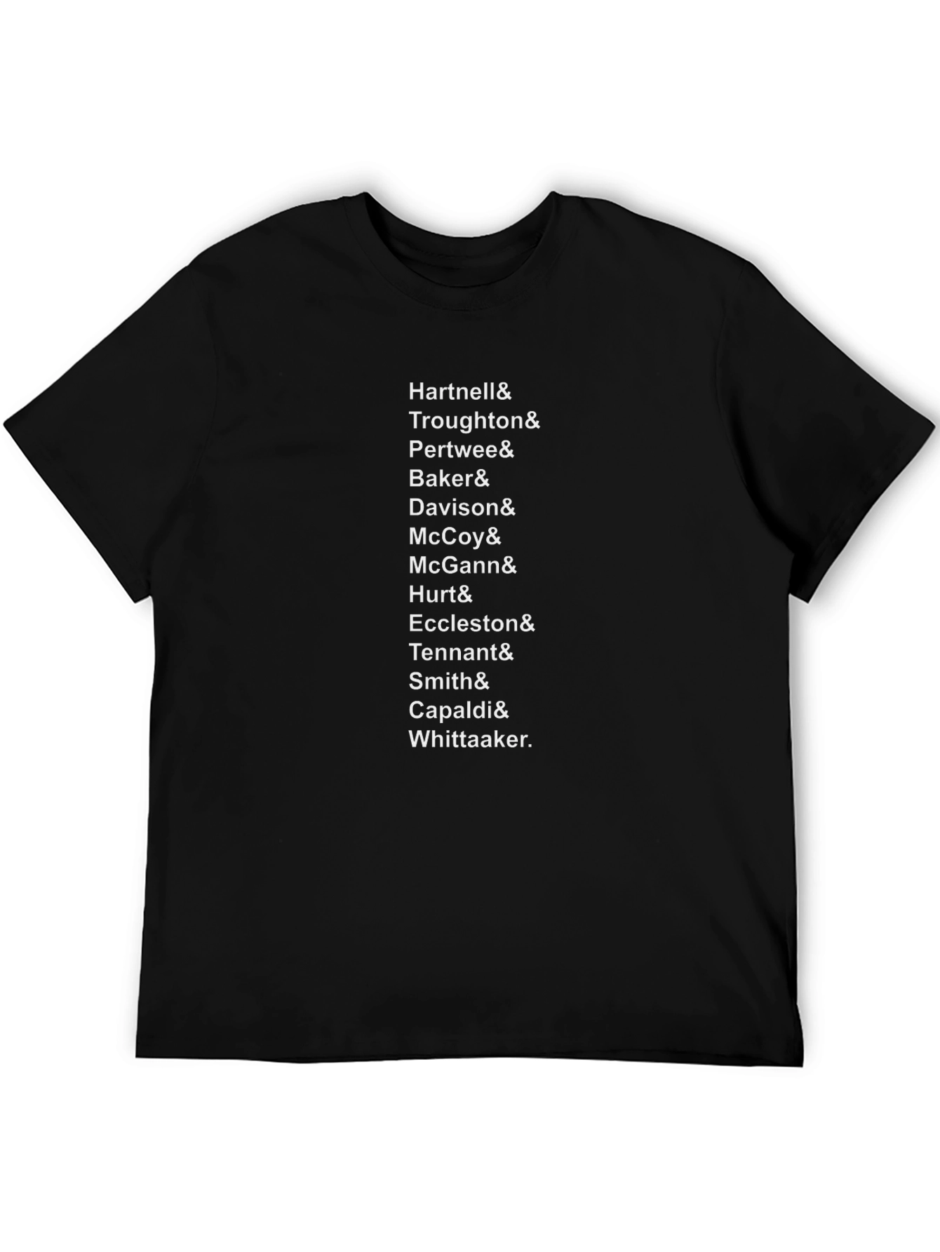 Doctor Who Doctors List T-Shirt