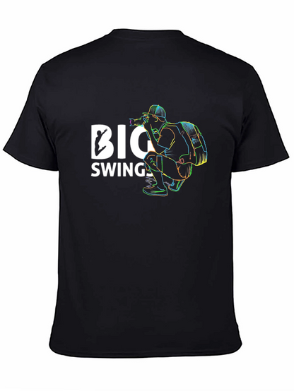 Big Swings Photographer Graphic Tee - Black