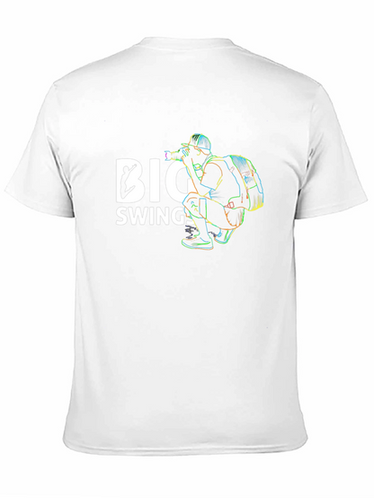 Big Swings Photographer Graphic Tee - Black