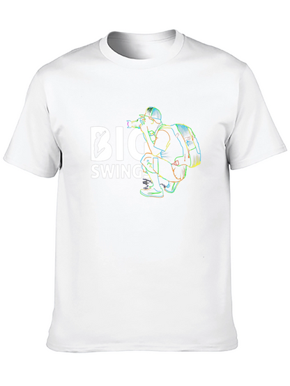 Big Swings Photographer Graphic Tee - Black