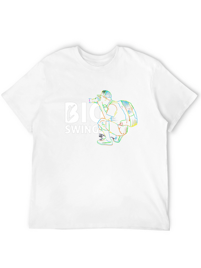 Big Swings Photographer Graphic Tee - Black