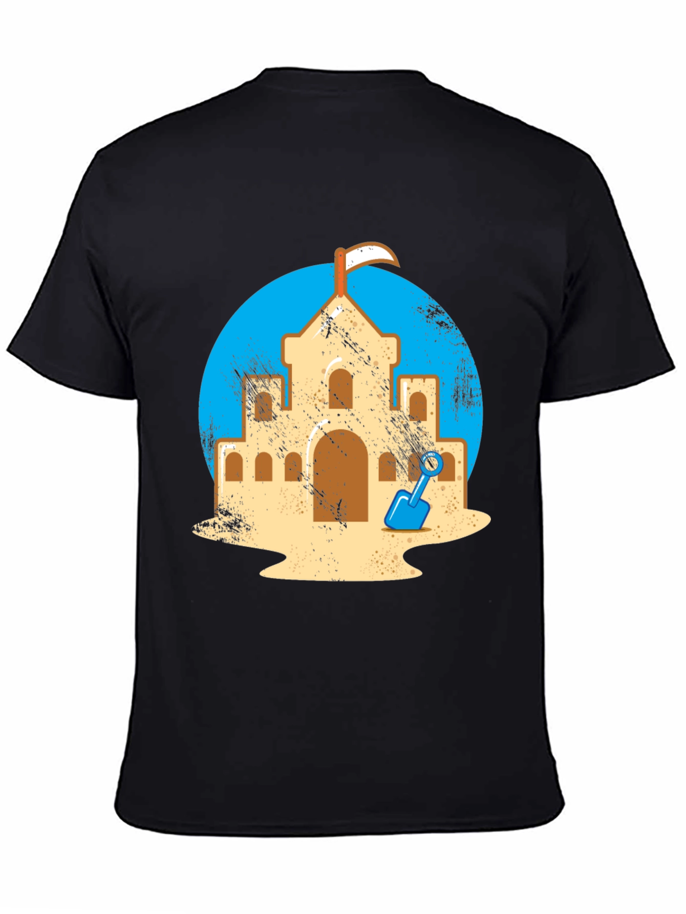 Sandcastle Graphic Tee - Beach Day Shirt
