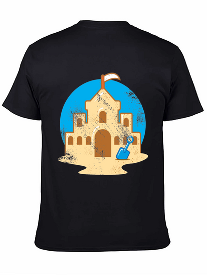 Sandcastle Graphic Tee - Beach Day Shirt