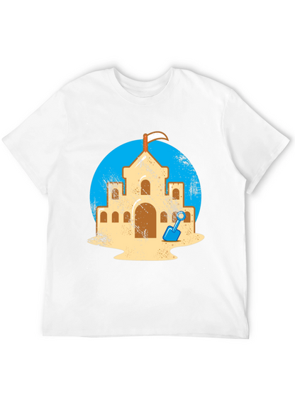 Sandcastle Graphic Tee - Beach Day Shirt