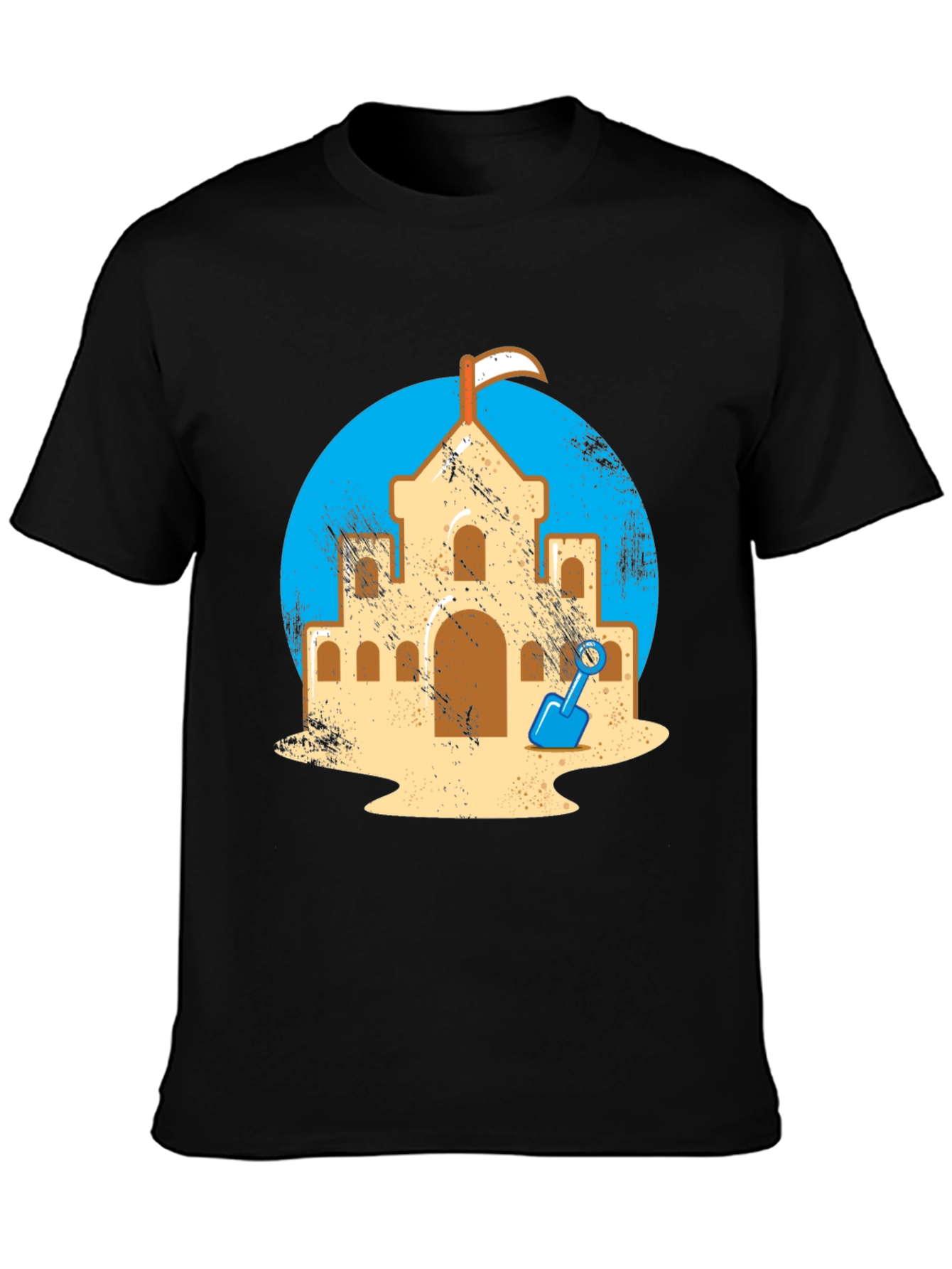 Sandcastle Graphic Tee - Beach Day Shirt