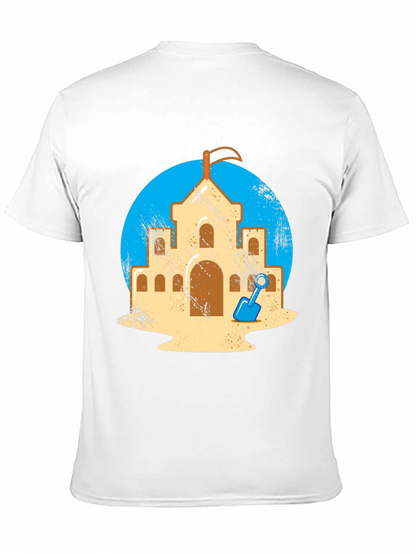 Sandcastle Graphic Tee - Beach Day Shirt