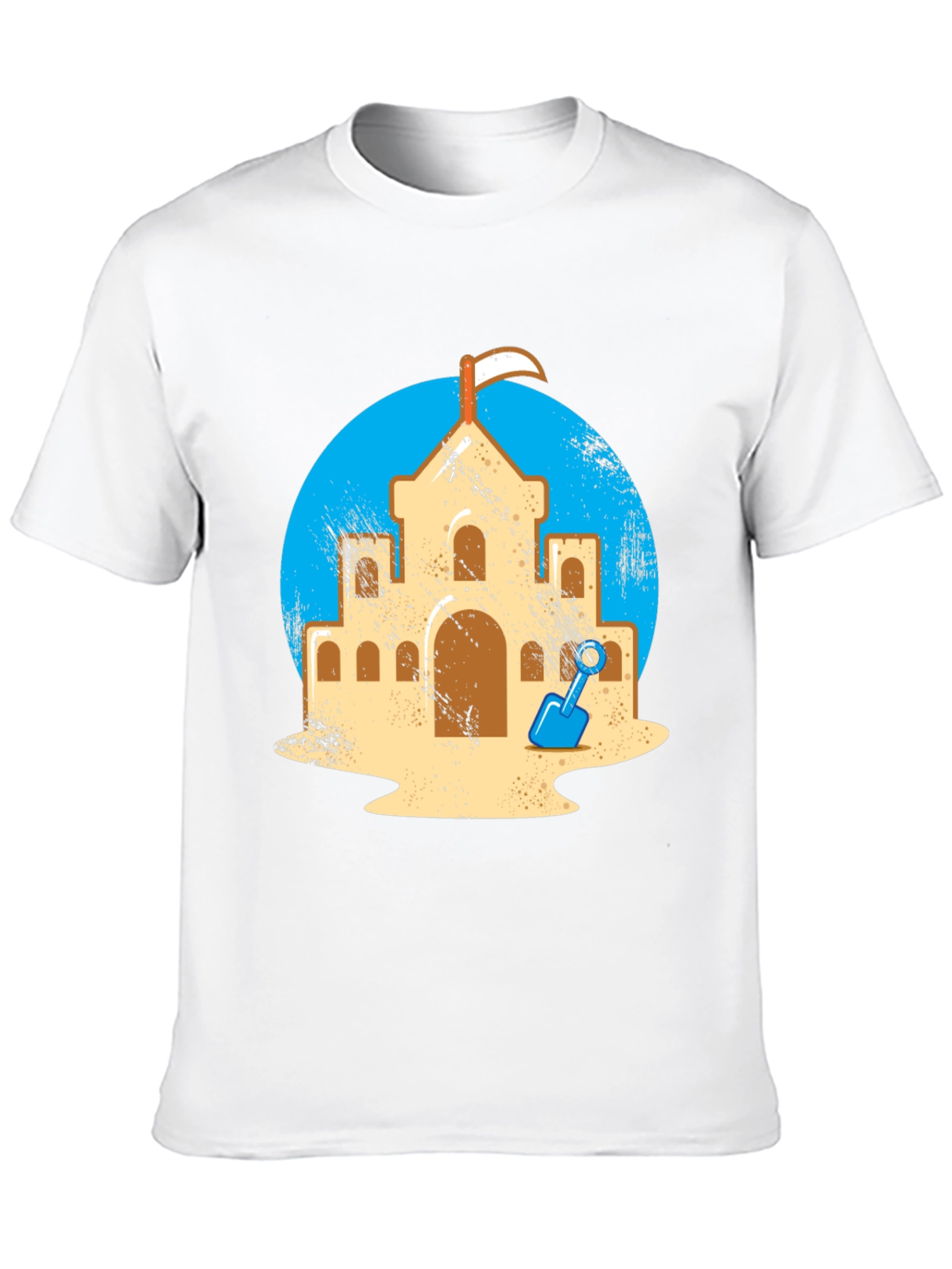 Sandcastle Graphic Tee - Beach Day Shirt