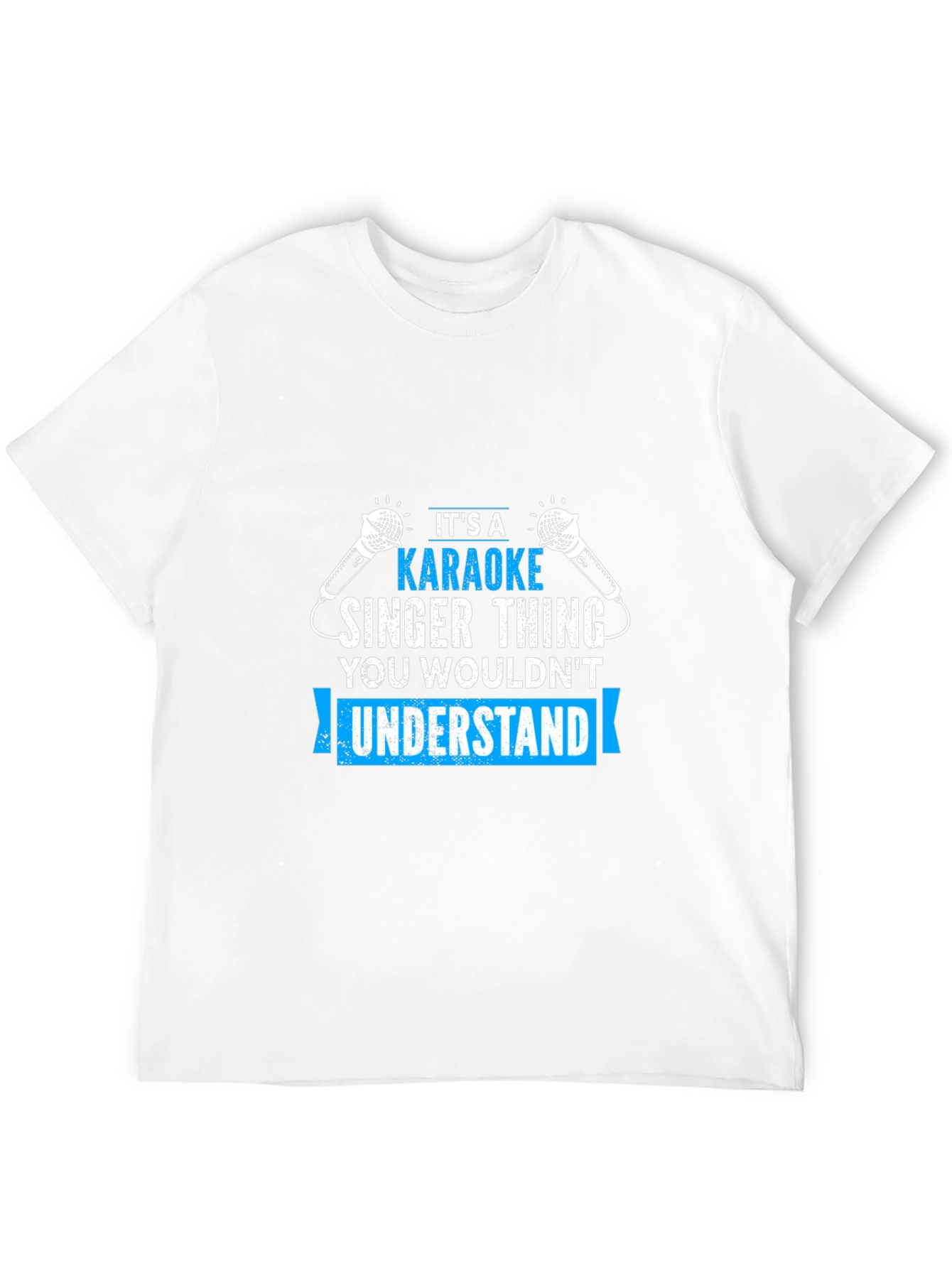 Karaoke Singer Thing - Black T-Shirt