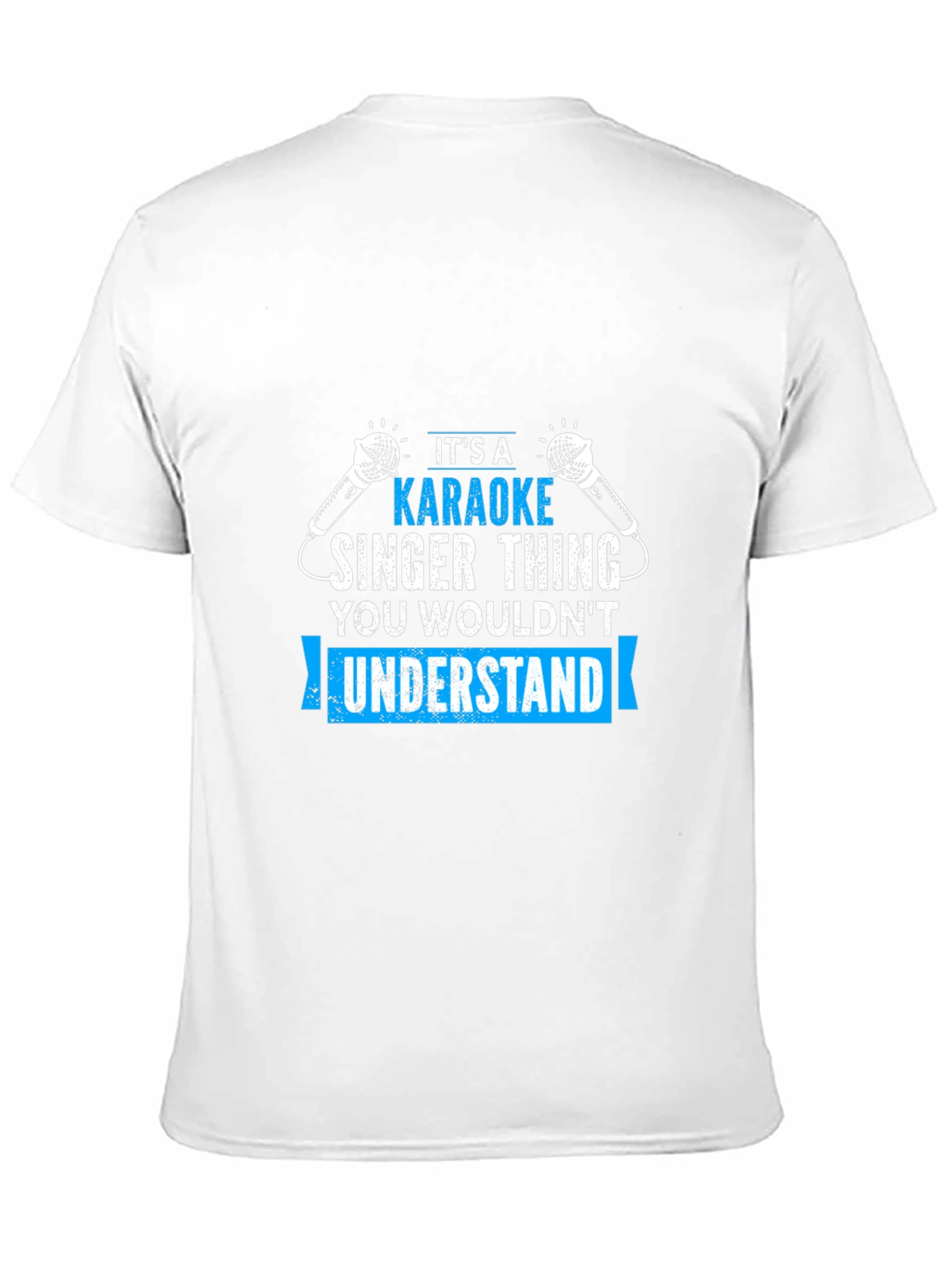 Karaoke Singer Thing - Black T-Shirt