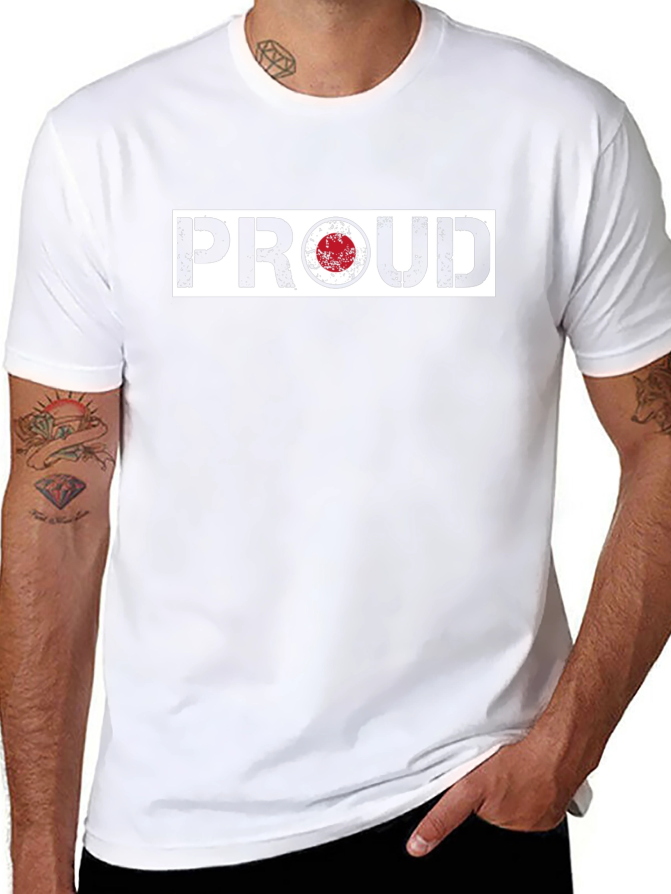 Proud Patriotic Graphic T-Shirt