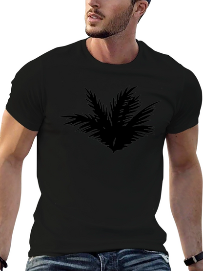 Tropical Palm Tree Graphic Black T-Shirt