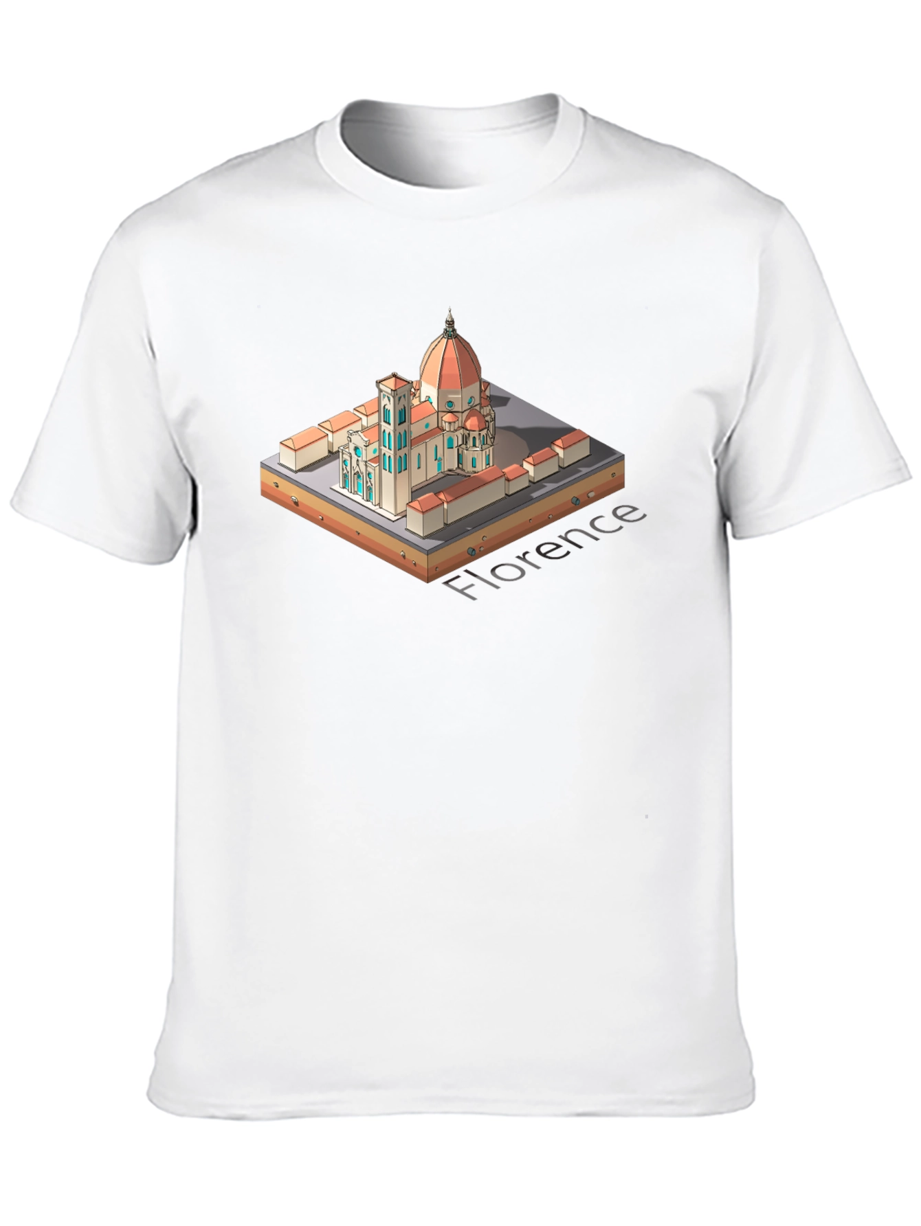 Florence Italy T-Shirt - Black Graphic Tee