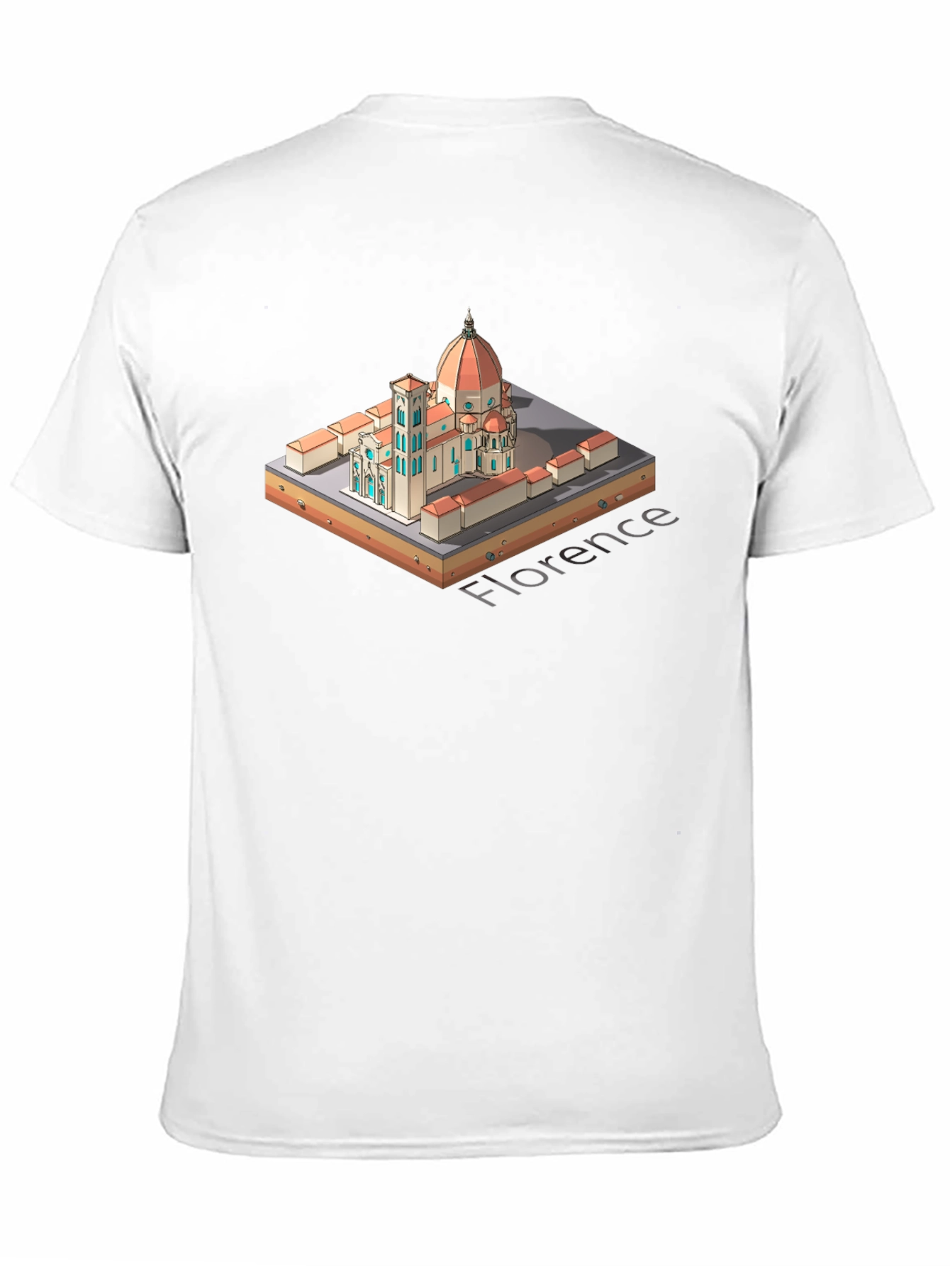 Florence Italy T-Shirt - Black Graphic Tee
