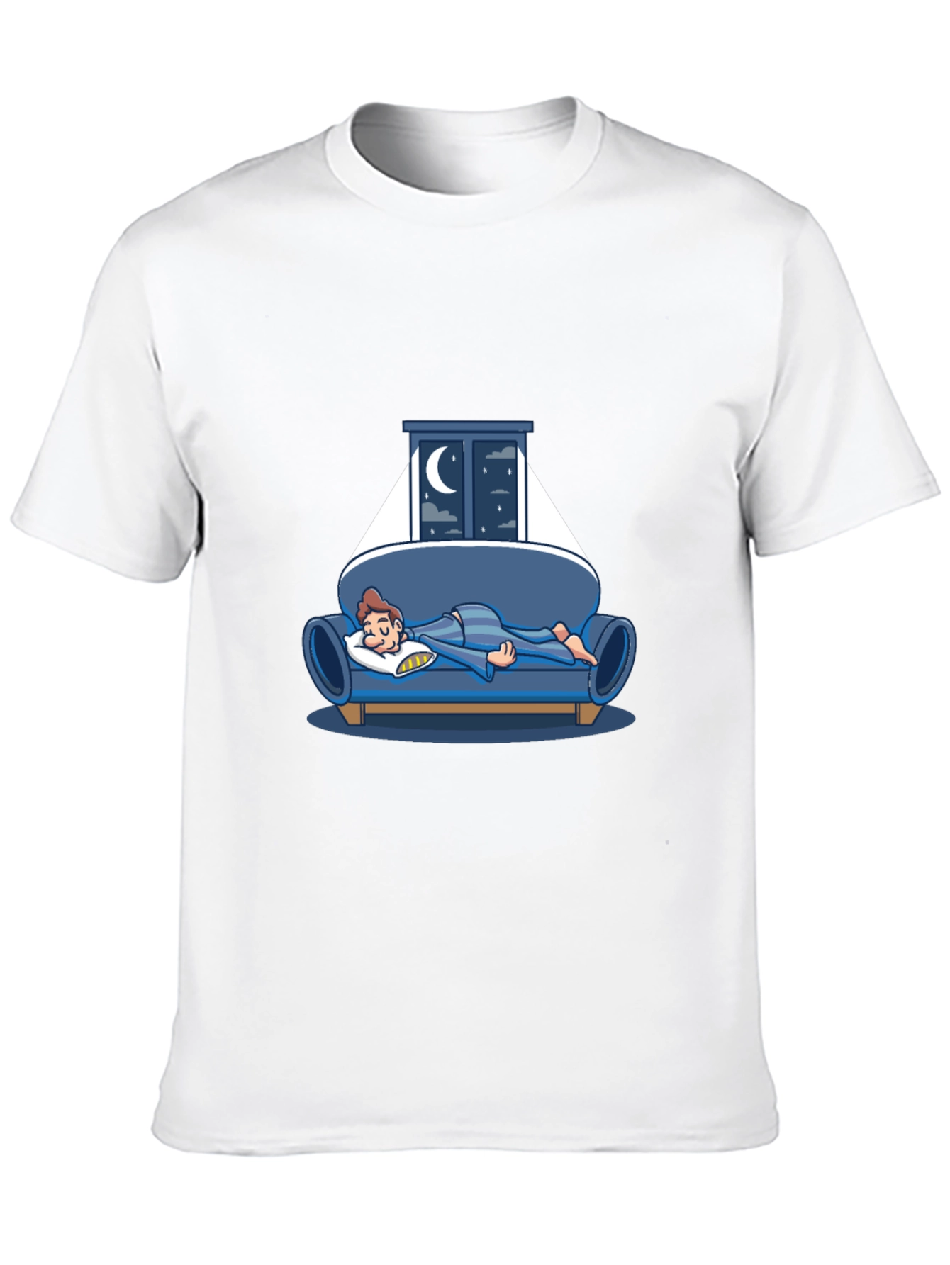 Sleepy Night T-Shirt - Relaxed Fit Cotton Tee
